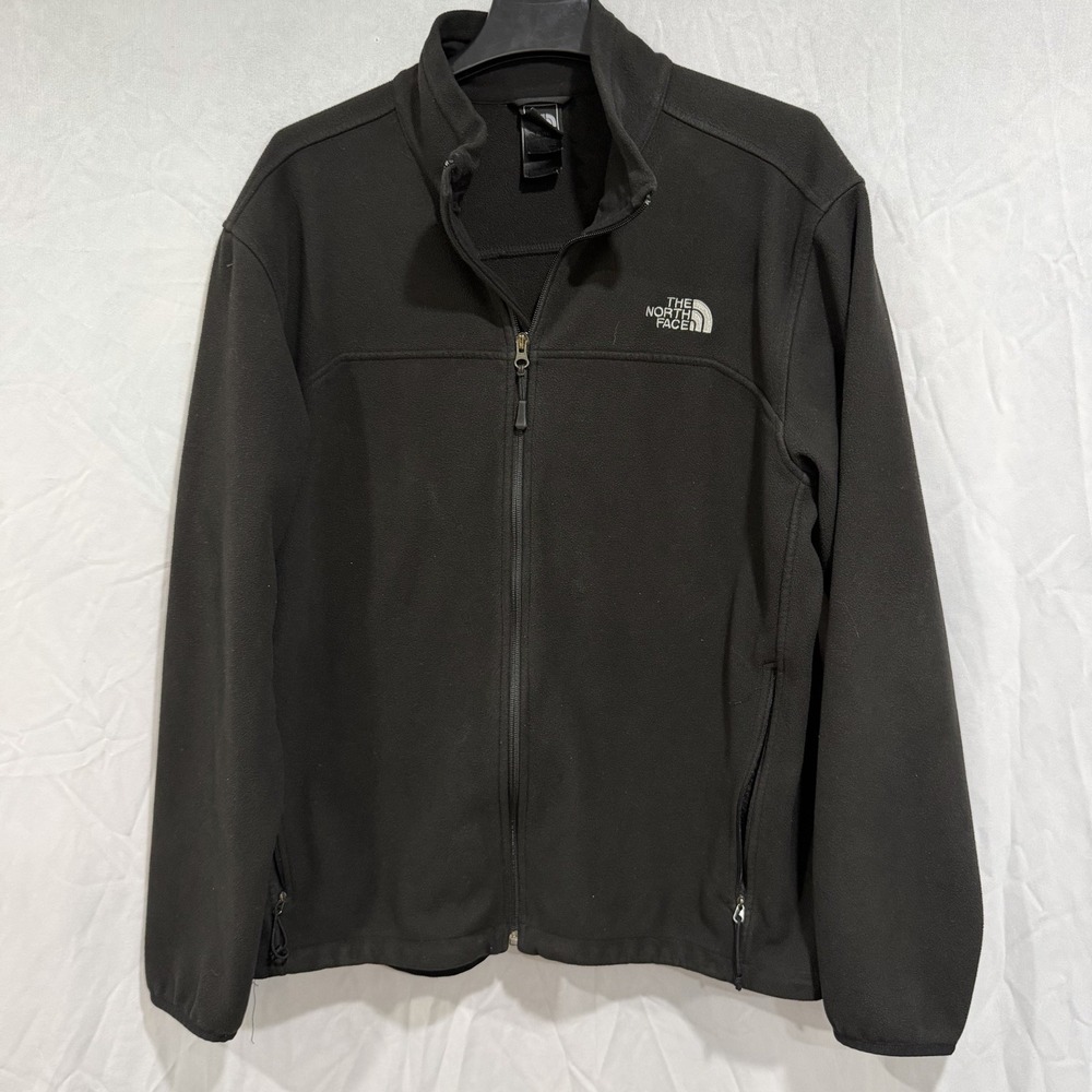 The North Face Jacket Mens XL Black Apex Bionic Softshell Windwall Fleece Lined